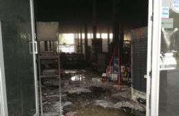 Pérdidas totales por incendio en mueblería