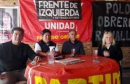 Néstor Pitrola acompañó a los candidatos locales del PO