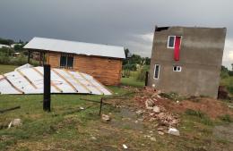 El temporal se sintió con fuerza en Villa Ramallo