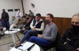 En campaña, Diego Santilli visitó Villa Ramallo