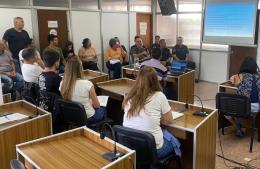 Reunión de la Comisión de Seguridad con el intendente Poletti