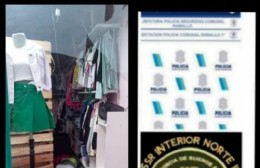 Vándalos rompen vidriera de un local de ropa