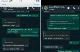 Vecina de Ramallo víctima de una estafa por WhatsApp