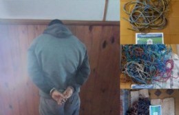 Detenido por el robo de cables