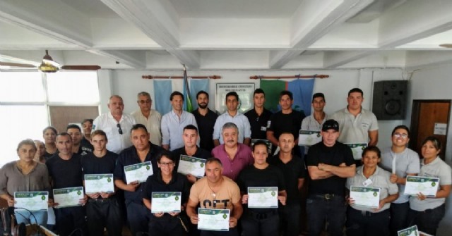 Finalizó el curso de capacitación a inspectores