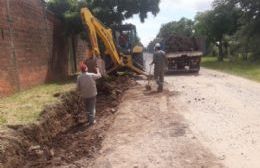 Continúan las obras en barrios históricamente postergados