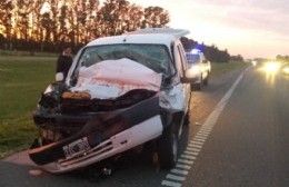 Tres heridos tras choque en la Ruta 9