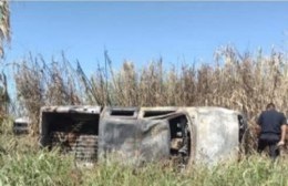 Encuentran vehículo incendiado en la zona rural