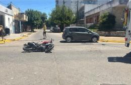 Choque en el centro de Villa Ramallo: tres personas asistidas con lesiones leves