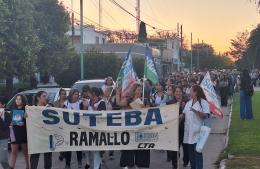 Ramallo marchó por la educación pública