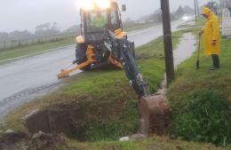 Amplio despliegue municipal ante las intensas lluvias