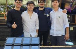 La Escuela Técnica reconoció a sus alumnos por un innovador proyecto solar