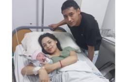 Lucero, la primera bebé de 2026 en Ramallo