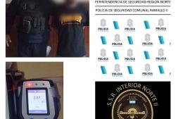 Dio 2,61 gramos de alcohol en sangre y fue aprehendido en Villa Ramallo
