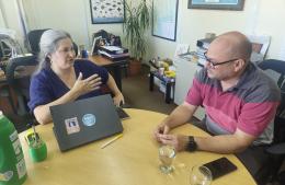 Torri de reunió con la subsecretaria de Agricultura, Ganadería y Pesca