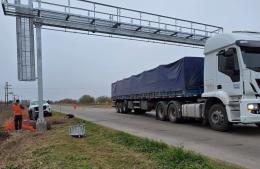 Avanza el sistema de control de camiones en el acceso a Villa General Savio