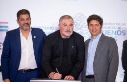 Poletti firmó un convenio con el Programa Puentes