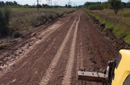 La Municipalidad sigue trabajando en los caminos rurales