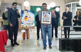 Comenzó la muestra artística en homenaje a Juan María Traverso