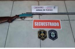 Exitoso allanamiento: secuestran armas y municiones