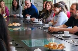 Giammaria se reunió con docentes y autoridades educativas